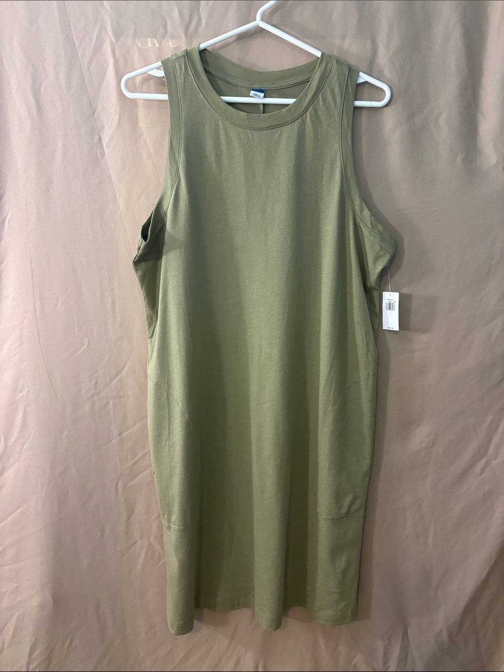 Old Navy Olive Green Sleeveless Tank Dress